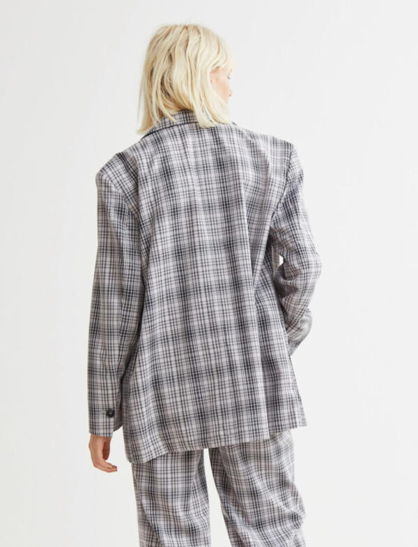 Linen Check Blazer